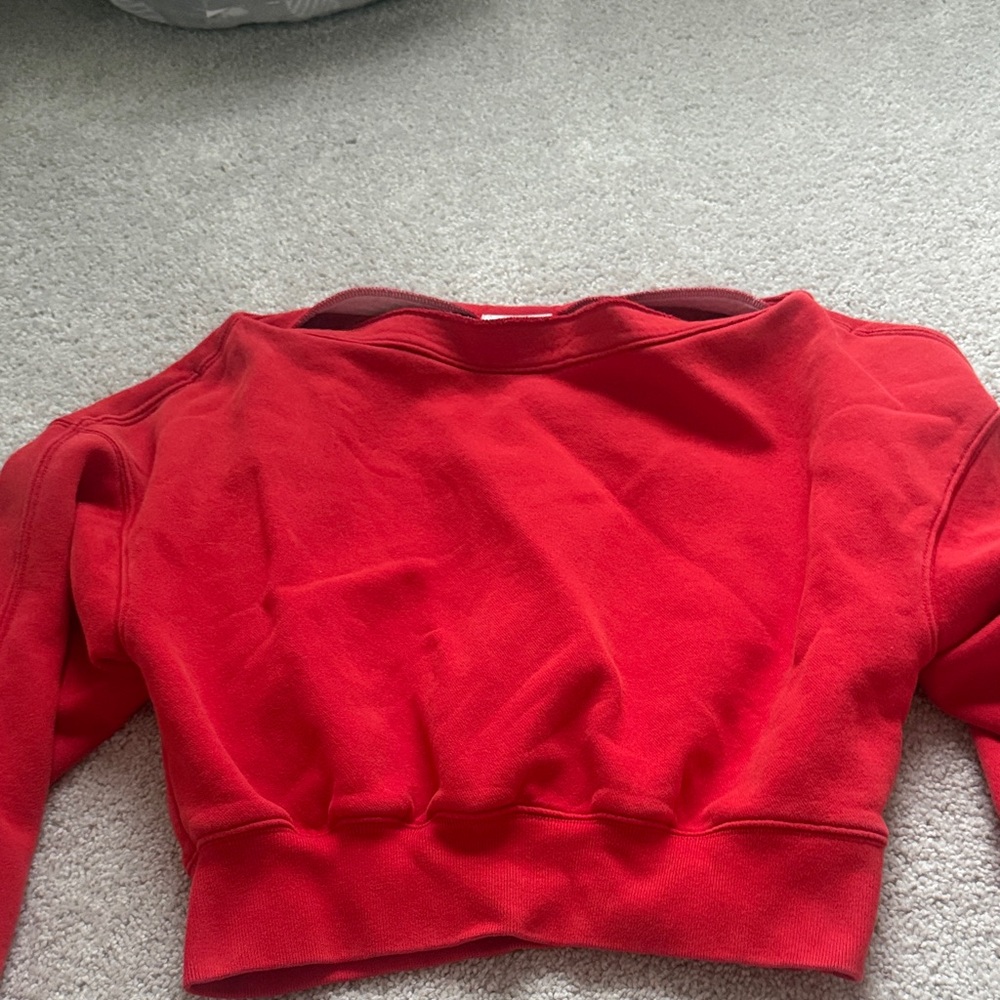 Abercrombie & Fitch off the shoulder crew neck
